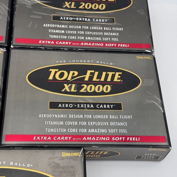 Spalding Golf Balls Top Flite Titanium Distance Aero Extra Carry Spalding 60 - Picture 4 of 10
